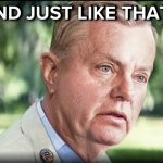 And just like that Lindsay Graham