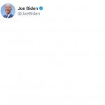 Blank Biden tweet