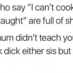cooking sucking dick