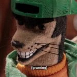 Buddy thunderstruck grunting GIF Template