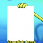 SpongeBob Shows A Photo Of Who The Phuck Aksed