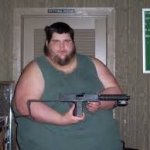 Fat man wit da gun