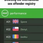 sex offender list meme