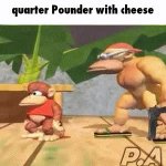 quarter pounder with cheese GIF Template