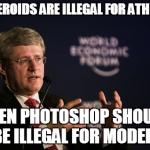 Harper WEF | image tagged in memes,harper wef | made w/ Imgflip meme maker