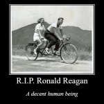 R.I.P. Ronald Reagan meme
