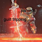 Guilter | parents; guilt tripping | image tagged in crucible abuse | made w/ Imgflip meme maker