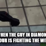 guy with diamond armour vs the wither | WHEN THE GUY IN DIAMOND ARMOUR IS FIGHTING THE WITHER | image tagged in gifs,minecraft | made w/ Imgflip video-to-gif maker