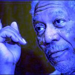 Morgan Freeman This blue version