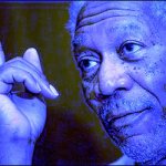 Morgan Freeman This blue version meme