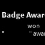 Badge awarded!