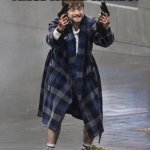 My second meme | RON! LOOK AT THESE WEIRD WANDS! RON? | image tagged in harry potter guns | made w/ Imgflip meme maker