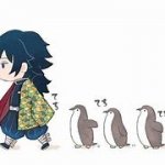 giyu and his penguins meme