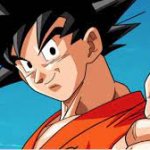 Goku gives you a thumbs up