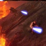 anakin gets the high ground