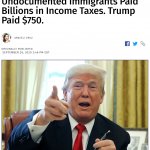 Trump paid $750 in taxes