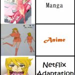 Star Blazers/Yamato: Netflix Adaptation | image tagged in netflix adaptation template,star blazers,space battleship yamato | made w/ Imgflip meme maker