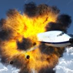 exploding plane