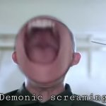 Demonic screaming meme