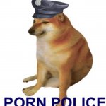 Pornpolice logo meme