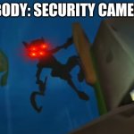 Am watching u. Jk | NOBODY: SECURITY CAMERAS | image tagged in sly cooper 3 shadow | made w/ Imgflip meme maker