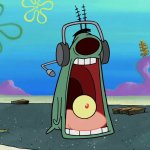 SpongeBob Plankton jaw-drop