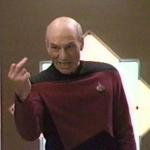 Picard middle finger meme