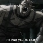 JoJo's Bizarre Adventure I'll hug you to death!