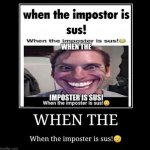 when the impostor is sus meme