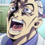 JoJo's Bizarre Adventure Yoshikage Kira laughing meme