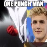 One Punch Jake | ONE PUNCH MAN | image tagged in one punch man | made w/ Imgflip meme maker