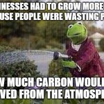 Kermit Watering Plants Meme Generator Imgflip