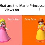 Mario Princesses' Views meme
