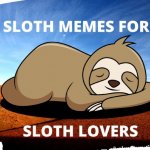 Sloth memes for sloth lovers