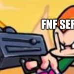 Pico shoots at someone | FNF SERVER DOWN EVERYONE | image tagged in pico shoots at someone | made w/ Imgflip meme maker