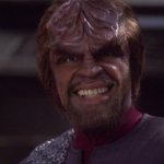 Worf Smiling