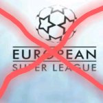 Anti European Super League meme