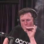 elon smoking GIF Template