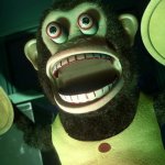 Monkey with cymbals screaming from toy story 3