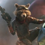 Rocket Raccoon from Guardians of the Galaxy 1