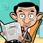 Mr Bean cartoon