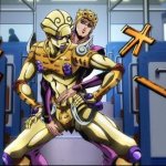 JoJo's Bizarre Adventure Giorno and Gold Experience pose