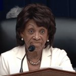 Maxine Waters dumb looking face