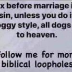 Sex before marriage doggystyle