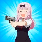 Chika with a Glock