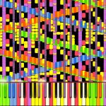 crazy infinity rainbow piano E GIF Template