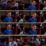 Sheldon over explaining