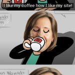 my coffee my site meme