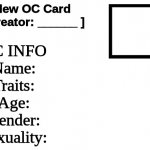 New OC Card (ID)