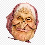 Ugly old woman/witch png